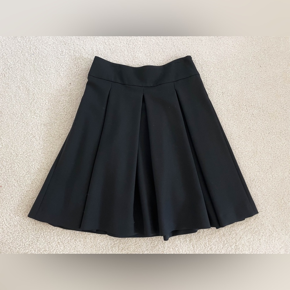 Zara black wool pleated skirt - Size 6